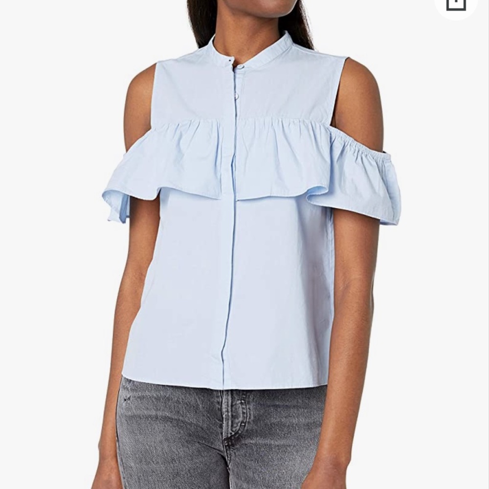 NWT Lucky Brand Ruffle Top